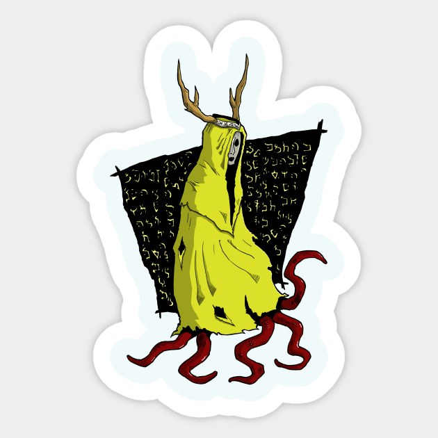 Yellow King Sticker by MiorMuneer